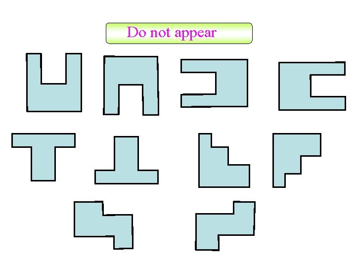 Do not appear 