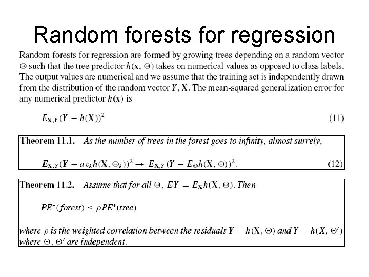 Random forests for regression 