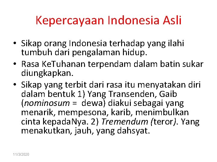 Agama Suku Rachmat Subagja 1132020 Agama Asli Kerohanian