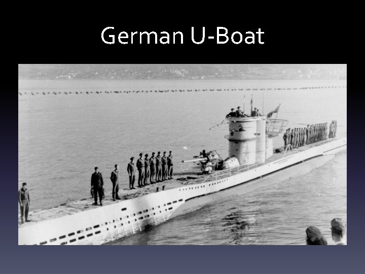 German U-Boat 