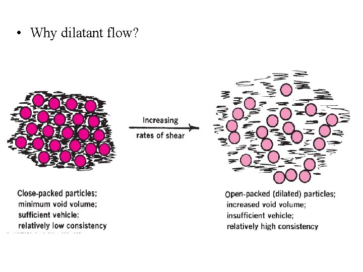  • Why dilatant flow? 