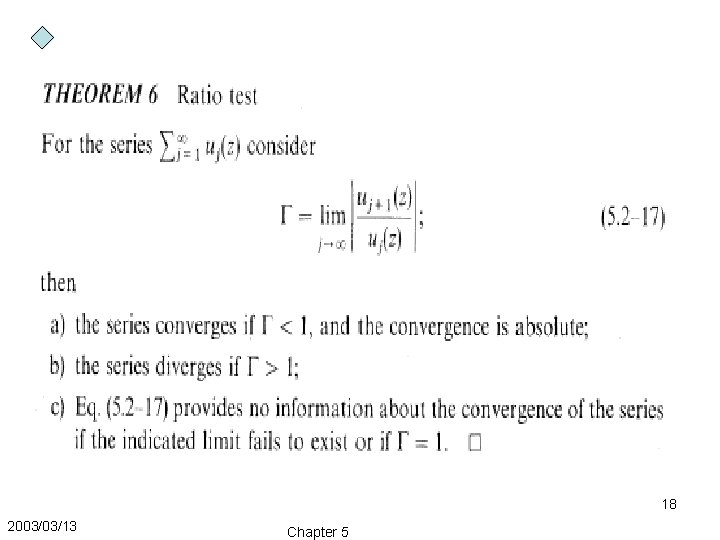 18 2003/03/13 Chapter 5 