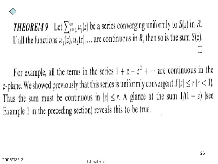 26 2003/03/13 Chapter 5 