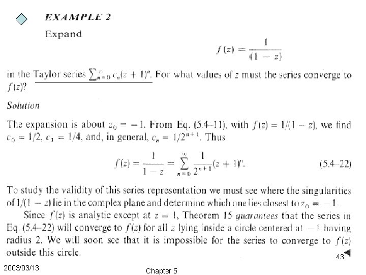 43 2003/03/13 Chapter 5 