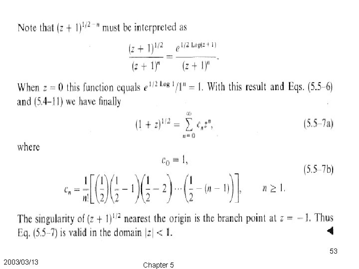 53 2003/03/13 Chapter 5 
