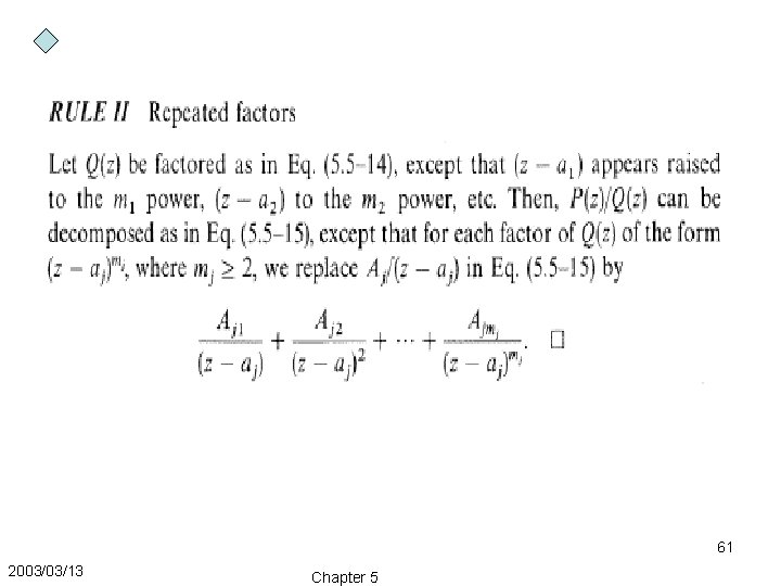 61 2003/03/13 Chapter 5 