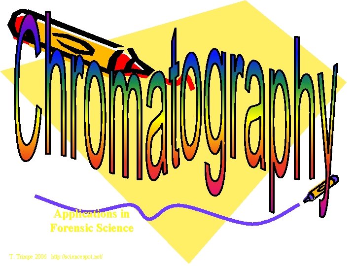Applications in Forensic Science T. Trimpe 2006 http: //sciencespot. net/ 