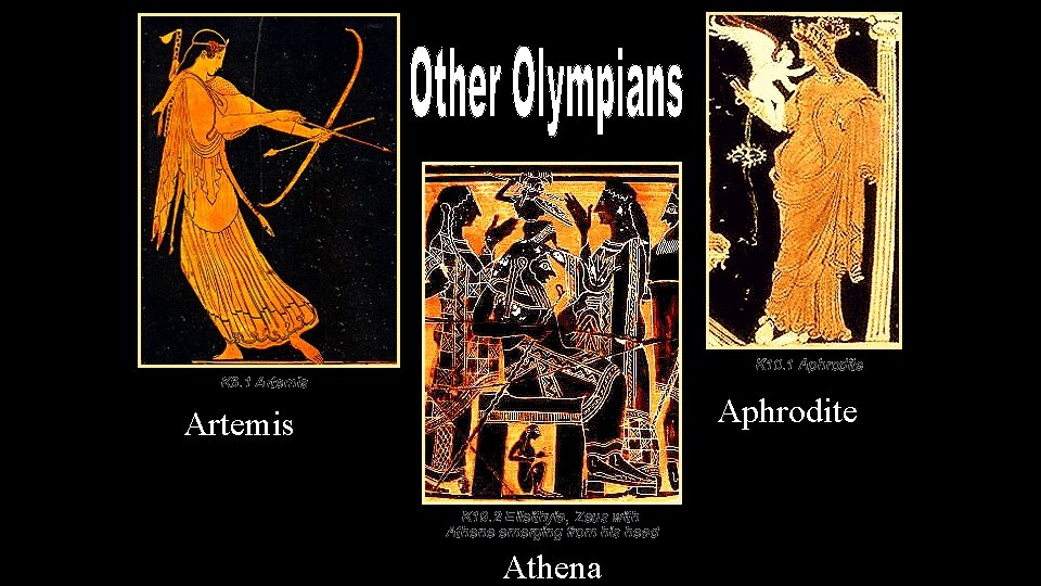 Aphrodite Artemis Athena 