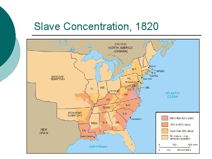 Slave Concentration, 1820 
