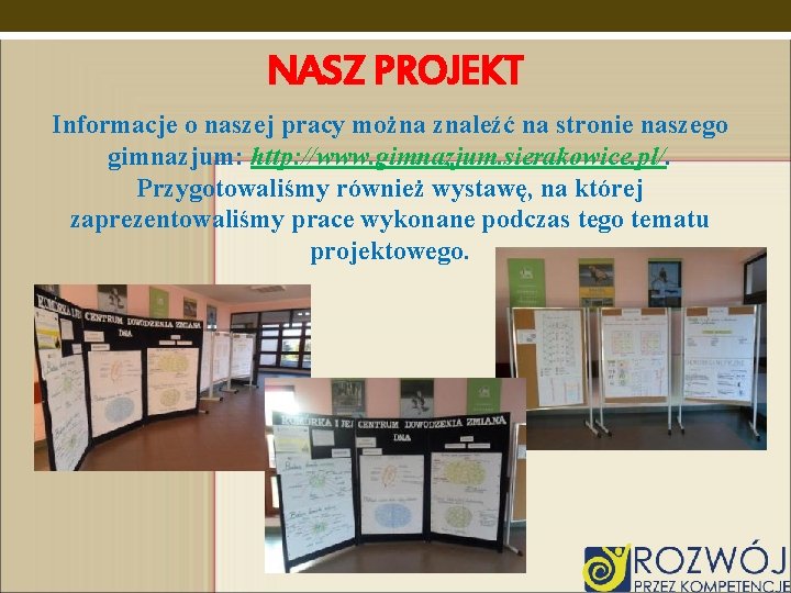 NASZ PROJEKT Informacje o naszej pracy można znaleźć na stronie naszego gimnazjum: http: //www. NASZ PROJEKT Informacje o naszej pracy można znaleźć na stronie naszego gimnazjum: http: //www.