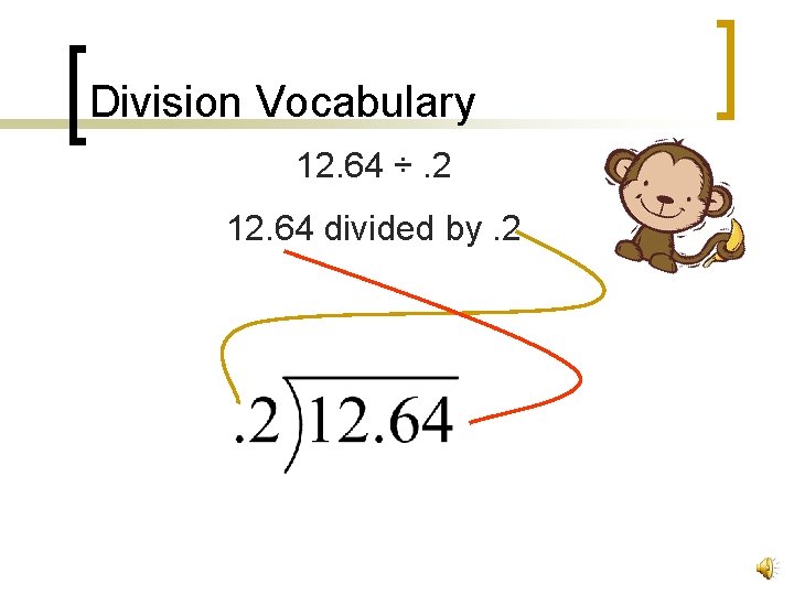 Division Vocabulary 12. 64 ÷. 2 12. 64 divided by. 2 
