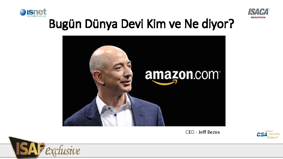 Bugün Dünya Devi Kim ve Ne diyor? CEO - Jeff Bezos Bugün Dünya Devi Kim ve Ne diyor? CEO - Jeff Bezos