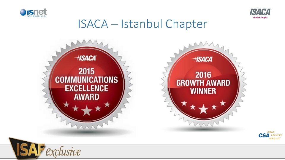 ISACA – Istanbul Chapter ISACA – Istanbul Chapter