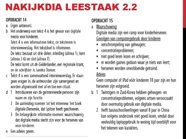 NAKIJKDIA LEESTAAK 2. 2 