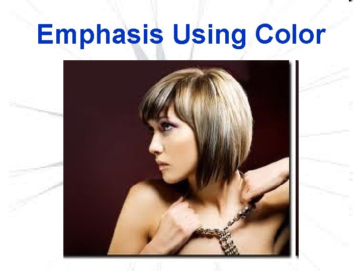Emphasis Using Color 