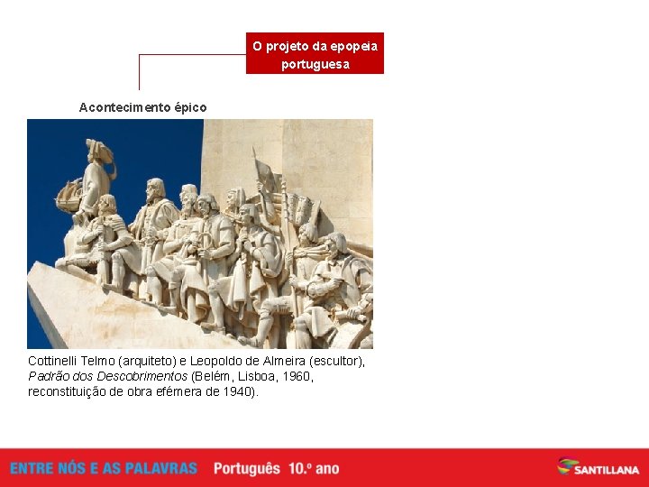 O projeto da epopeia portuguesa Acontecimento épico Orgulho Descobrimentos na História de Portugal Importância