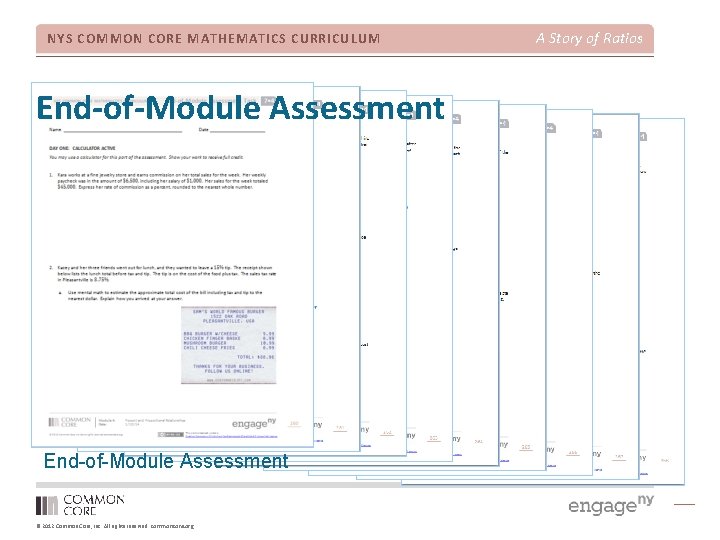 NYS COMMON CORE MATHEMATICS CURRICULUM End-of-Module Assessment © 2012 Common Core, Inc. All rights