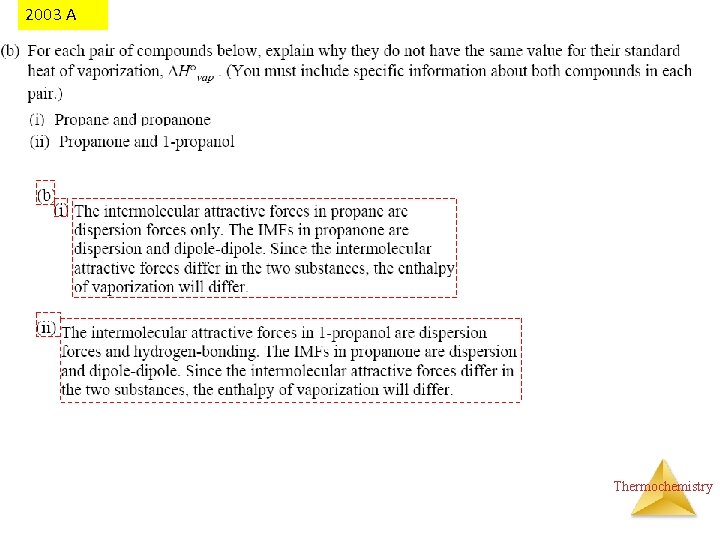 2003 A Thermochemistry 