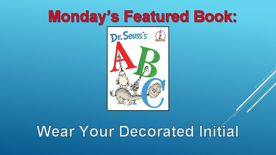 Monday’s Featured Book: Wear Your Decorated Initial 