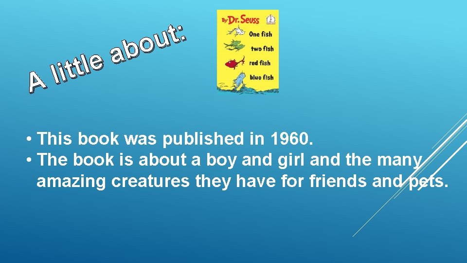 A : t u o b a e l t lit • This book