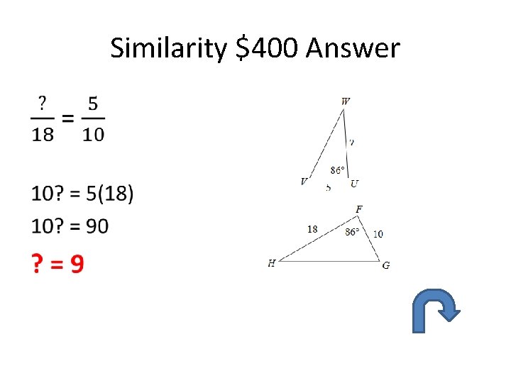 Similarity $400 Answer • Similarity $400 Answer •