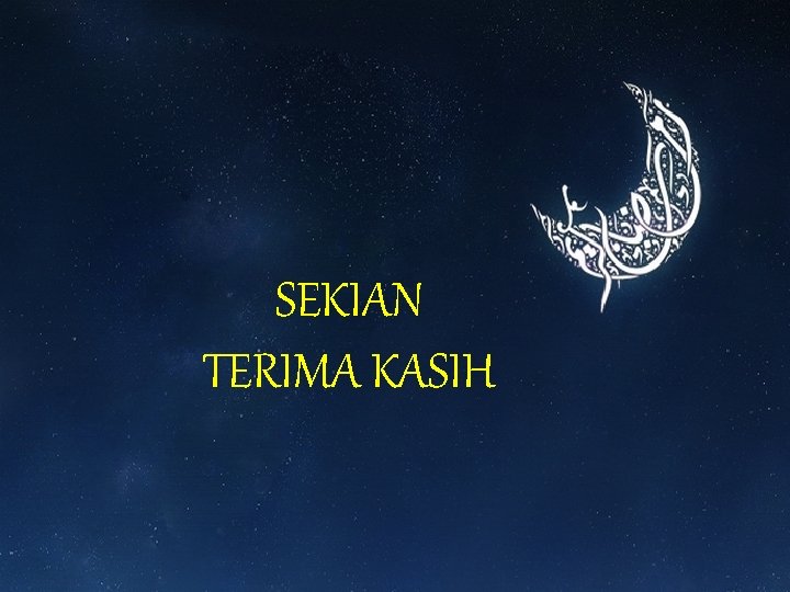 SEKIAN TERIMA KASIH 