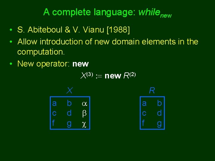 Abstract State Machines And Computationally Complete Query Languages