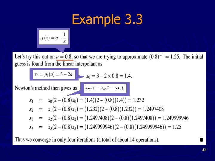 Example 3. 3 23 