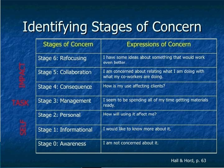 Hords Stages of Concern 