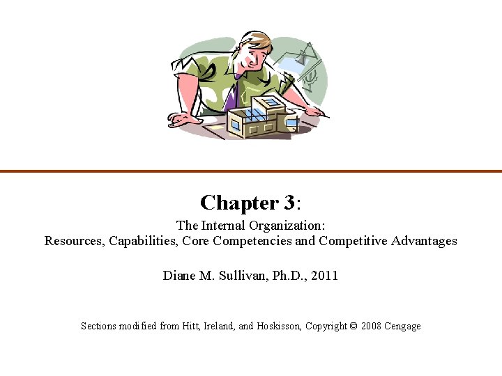 Chapter 3: The Internal Organization: Resources, Capabilities, Core Competencies and Competitive Advantages Diane M.