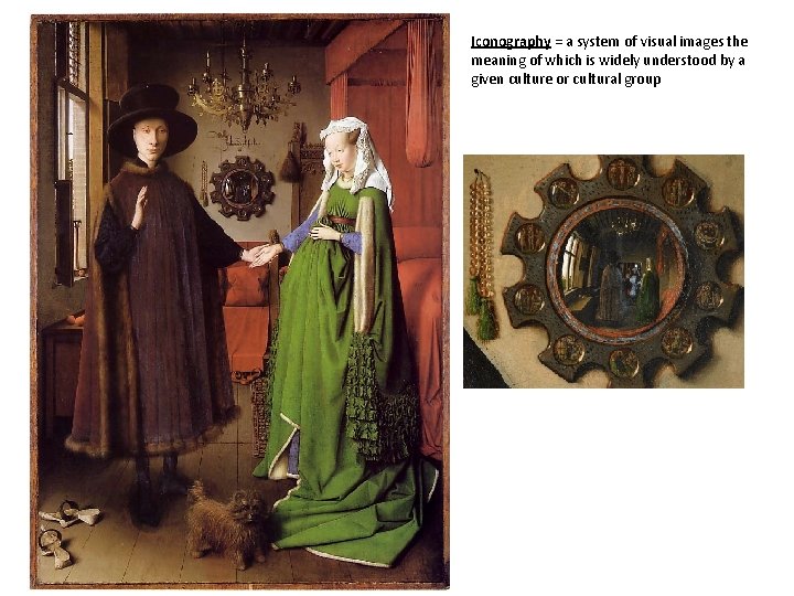 Iconography = a system of visual images the meaning of which is widely understood