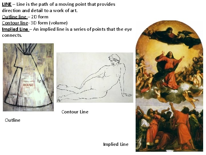 LINE – Line is the path of a moving point that provides direction and