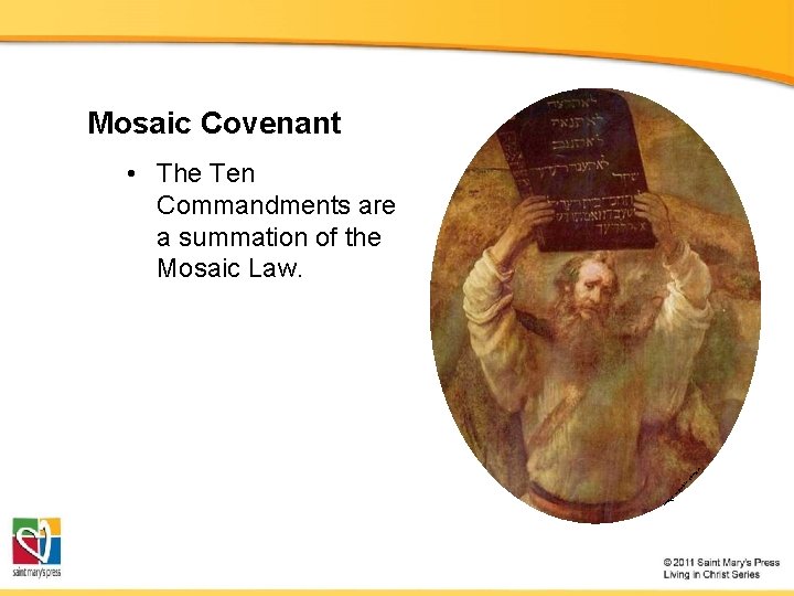 Mosaic Covenant Im ag e in pu bl ic do m ain • The
