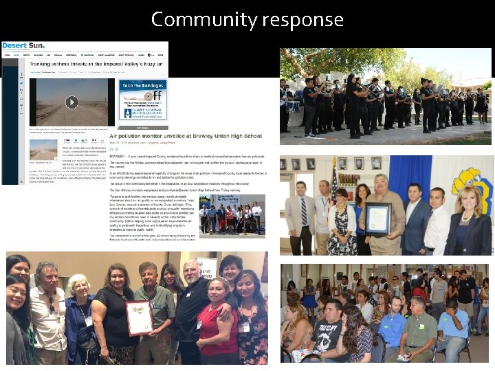 Community response 