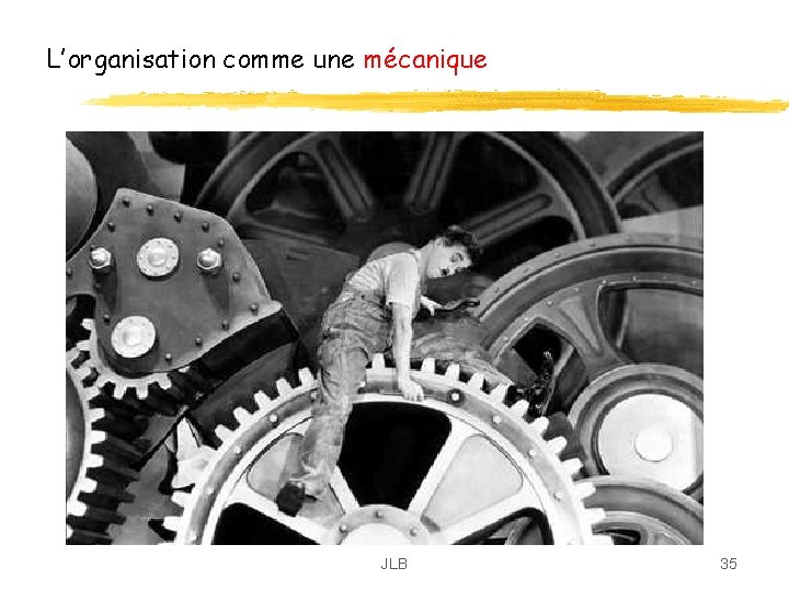 L’organisation comme une mécanique JLB 35 L’organisation comme une mécanique JLB 35