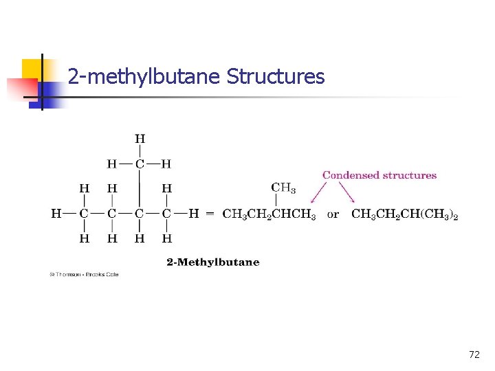 2 -methylbutane Structures 72 