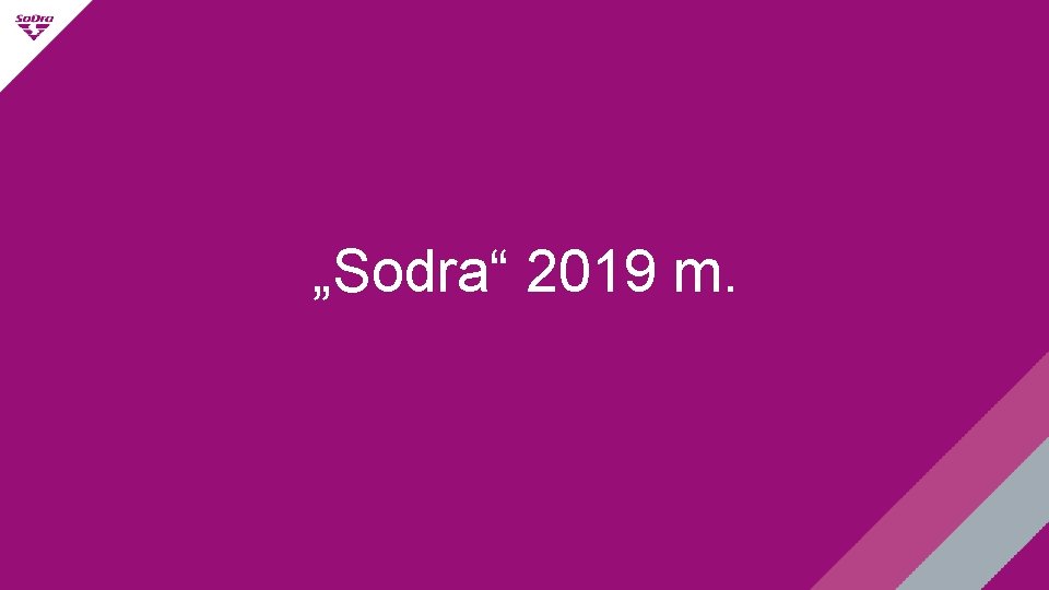 „Sodra“ 2019 m. 