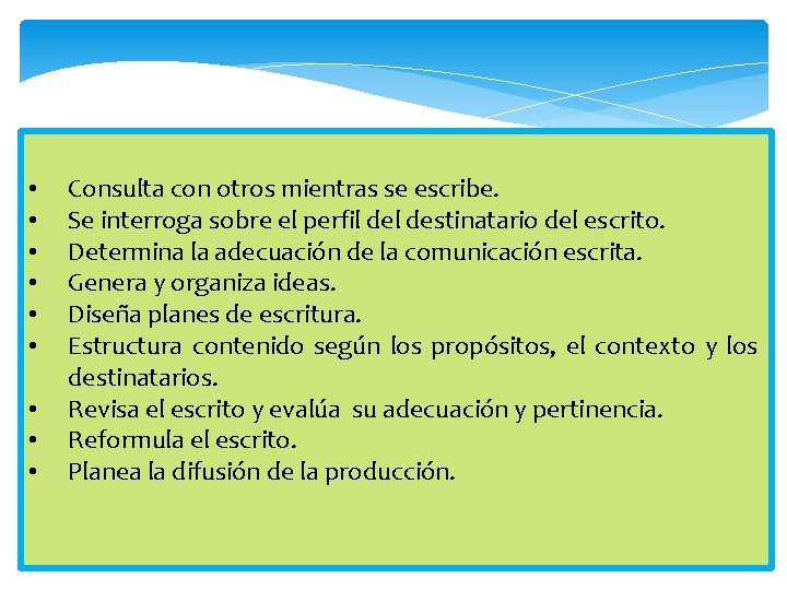  • • • Consulta con otros mientras se escribe. Se interroga sobre el