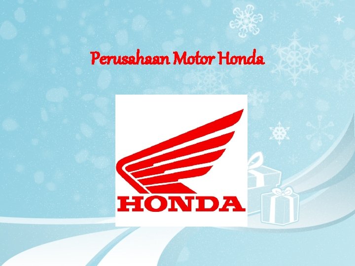 Perusahaan Motor Honda 