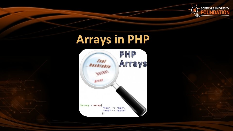 Arrays in PHP 