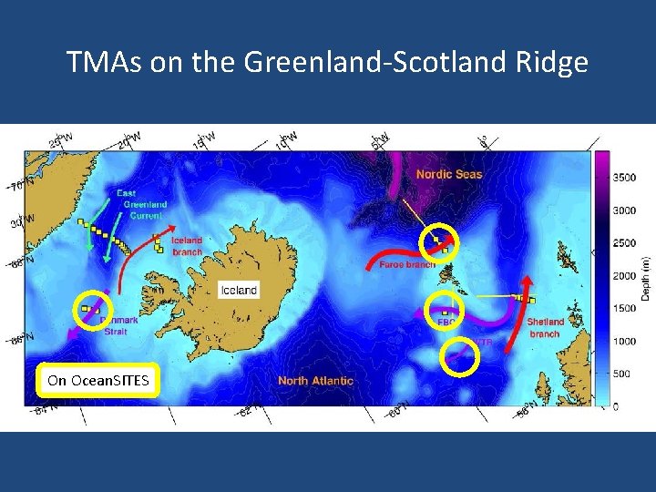 TMAs on the Greenland-Scotland Ridge On Ocean. SITES 