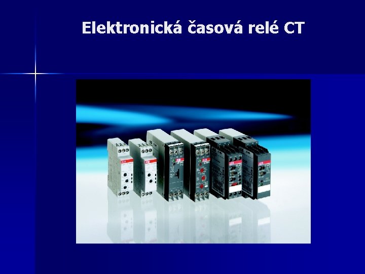 Elektronická časová relé CT 