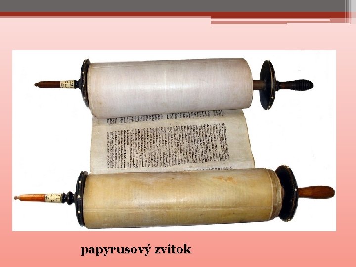 papyrusový zvitok 