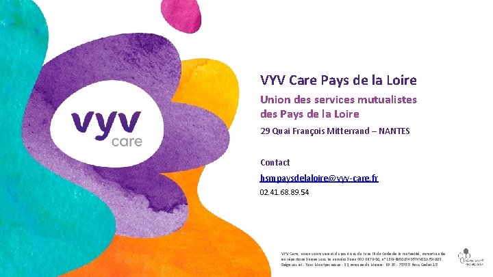 VYV Care Pays de la Loire Union des services mutualistes des Pays de la