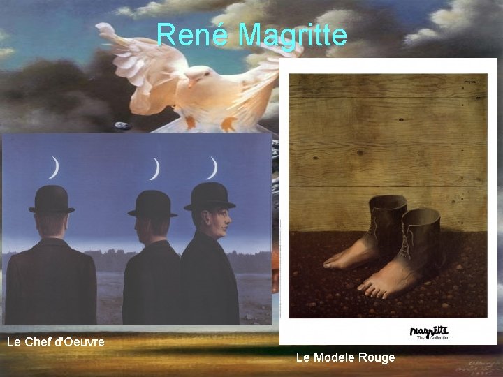 René Magritte Le Chef d'Oeuvre Le Modele Rouge 