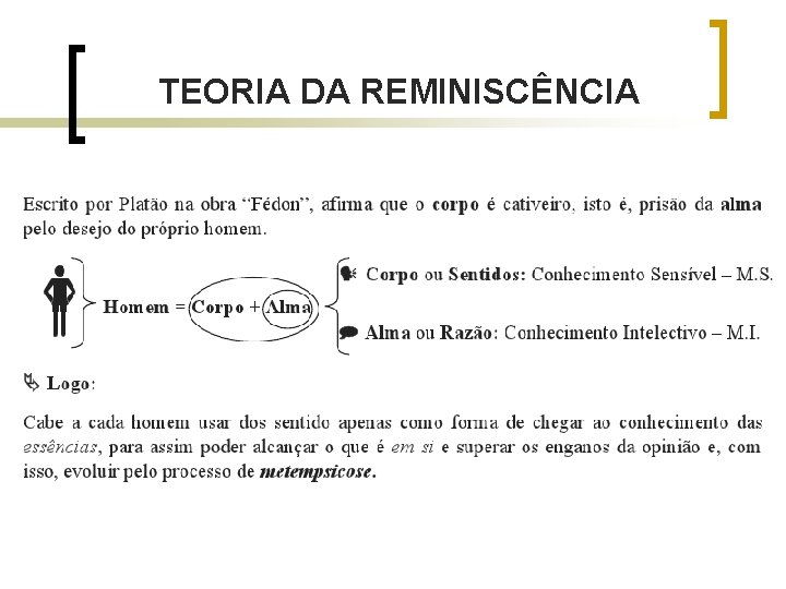 TEORIA DA REMINISCÊNCIA 