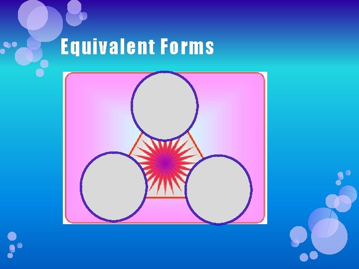 Equivalent Forms 