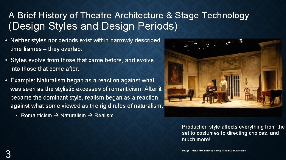 A Brief History of Theatre Architecture & Stage Technology (Design Styles and Design Periods)