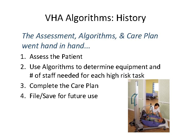 New and Improved VA Algorithms New SPHM App