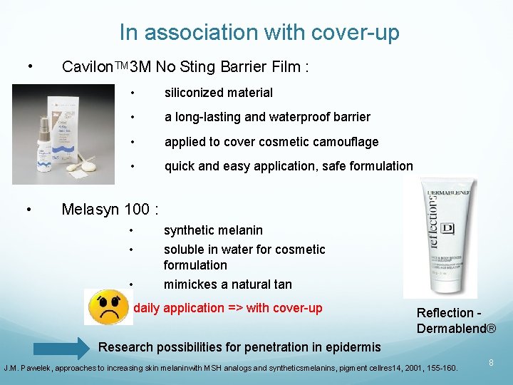In association with cover-up • • Cavilon. TM 3 M No Sting Barrier Film